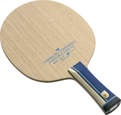 Butterfly Harimoto Innerforce Super ALC Table Tennis Blade - Available in Anatomic, Flared, or Straight Shakehand Handle Styles - Professional Table Tennis Blade - Made in Japan - size: FL