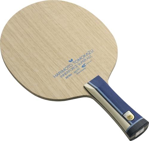 Butterfly Harimoto Innerforce Super ALC Table Tennis Blade - Available in Anatomic, Flared, or Straight Shakehand Handle Styles - Professional Table Tennis Blade - Made in Japan - size: FL