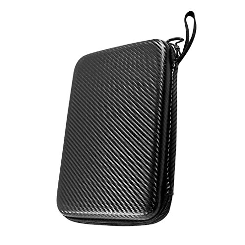 Table Tennis Paddle Case,Waterproof Table Tennis Paddle Hard Case, Padded Table Tennis Paddle Hard Case - Large Capacity Table Tennis Bat Bag Ball Storage Bag Carry Cases