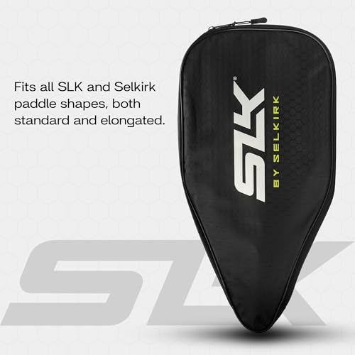 Selkirk Sport Pickleball Paddle Cover | Pickleball Paddle Case | Fits All Paddle Shapes and Sizes | SLK - color: SLK Black and Volt