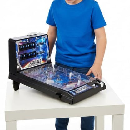 Table Electronic Pinball Game, Action and Reflex Game for Children and familiy, Pinball Machine with Lights & Sounds, for Family Kids and Adults