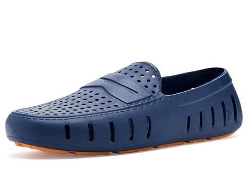 Floafers Country Club Driver 2.0 - color: Navy Peony/Flame Orange, size: 7