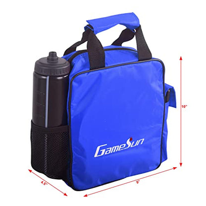 Disc Golf Set with 6 Discs and Mini Disc,Starter Disc Golf Bag,Towel - color: Blue
