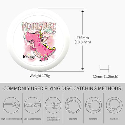 KnLnny Ware LED Flying Disc for Outdoor Games - color: White
