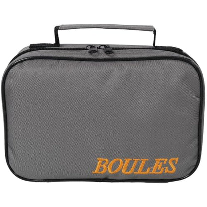 Bocce Ball Set with 6 Metal Bocce Balls, Wooden Pallino Jack Ball, Measuring Tool & Carrying Bag, Outdoor Lawn Game Set for Backyard, Beach, Garden & Family Gatherings, Gray