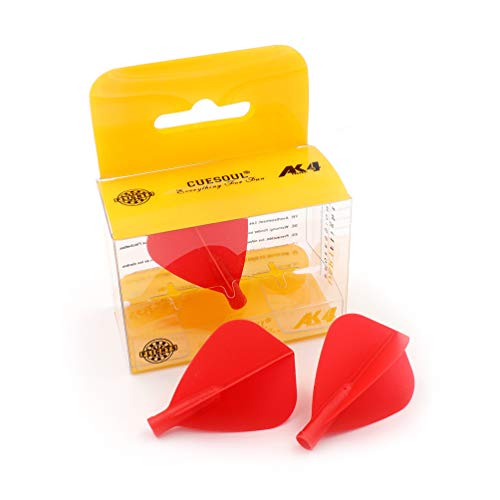 CUESOUL TERO AK4 Dart Flight Standard Shape/Shield Shape/Diamond Shape - color: Kite shape-All Red