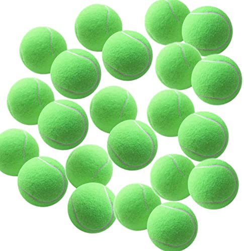 Tennis Balls, 12/18/24/36 Pack Tennis Balls Standard Size Tennis Training Balls for Adults Kids Lessons Practice or Playing with Pet - color: Bright Green, 12 Pack