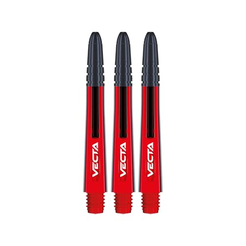 Winmau - Dart Stems Collection - Dart Shafts Multipack 5 Sets Per Pack (15 in Total) - Professional Darts Accessories and Sizes - Suitable for Steel Tip and Soft tip - style: Vecta