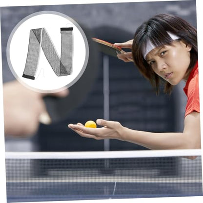 BESPORTBLE Net for Table Tennis Replacement Lightweight Polyester-Cotton Folding Mesh Net for Indoor and Outdoor Use Easy Setup Portable and Durable for Training and Leisure