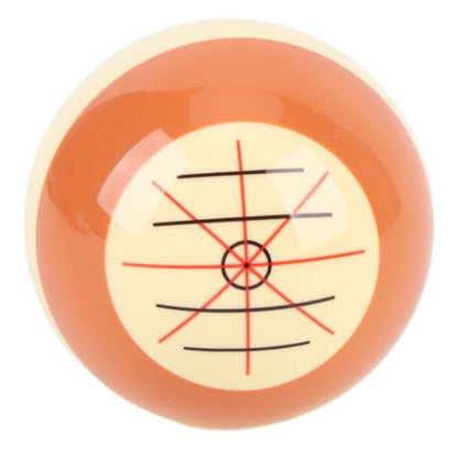 Training Billiards Cue Ball Resin Standard Pool Practice Cue Ball for US Billiards Eight Balls 57.2mm Diameter