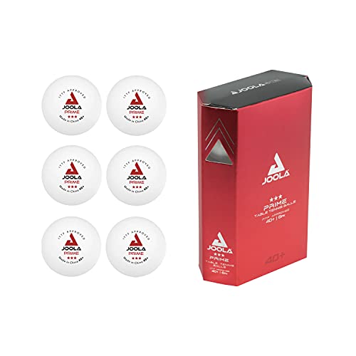 JOOLA Prime 3-Star ABS Balls - color: White, 6 Count, size: 6 Count (Pack of 1)
