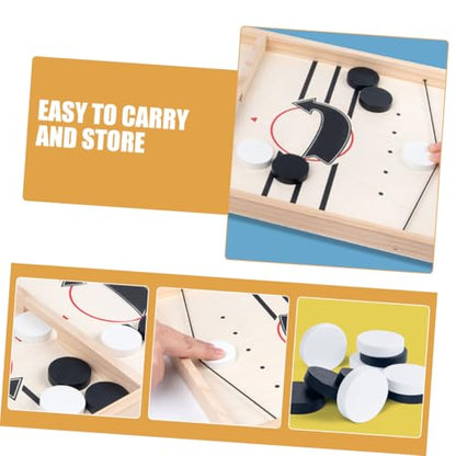 10-Piece Fast Sling Puck Tabletop Hockey Game for Kids and Adults Family Fun Interactive Board Game for Parties and Gatherings Sports Christmas