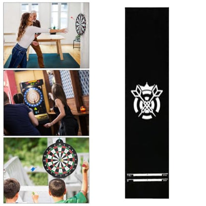 Genérico Darts Mat - Portable with Velvet Throwing Line | Protective Dart Mat | for Residence, Leisure Area, Game Room, Office and Rest Room