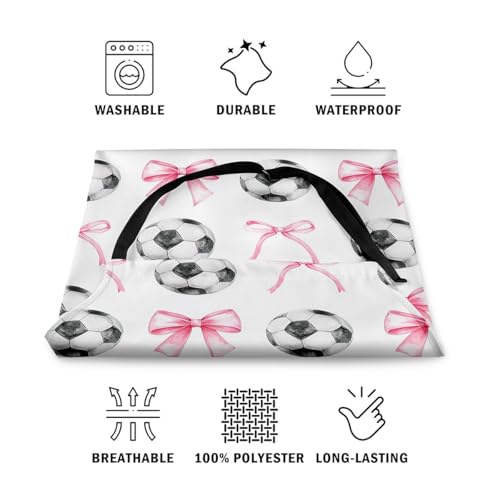 Manfei Blue Bowknot Kids Kitchen Apron - color: Black