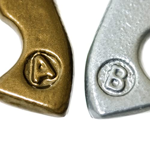 Pro Horseshoe Set - Powder Coated Steel with Carry Case by Trademark Innovations - color: Gold and Silver