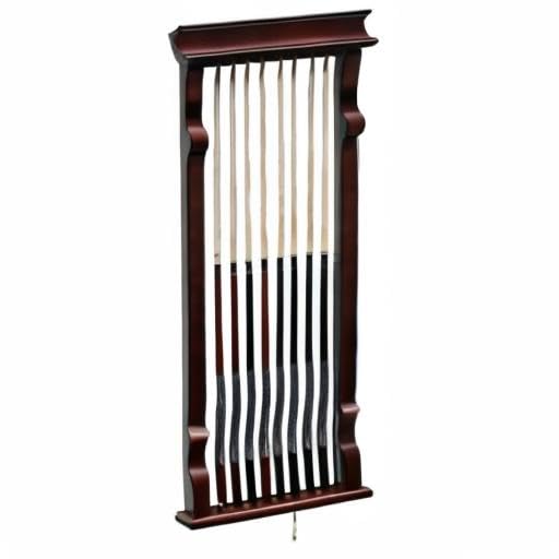 Hathaway Vintage Wall Billiard Pool Cue Rack