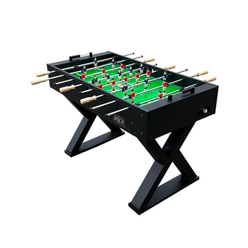 KICK Drias 48" Foosball Table – Compact Indoor Game Table - color: Black