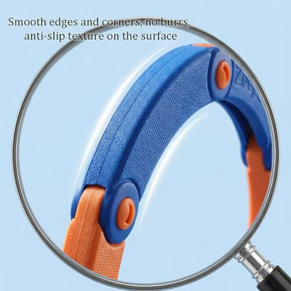 Soft Flying Disc, EVA Foam Foldable Boomerang Ring Toy with Whistling Sound Safe Outdoor Lawn Beach Pool Games Birthday Gift (Orange Red) - color: Orange Red