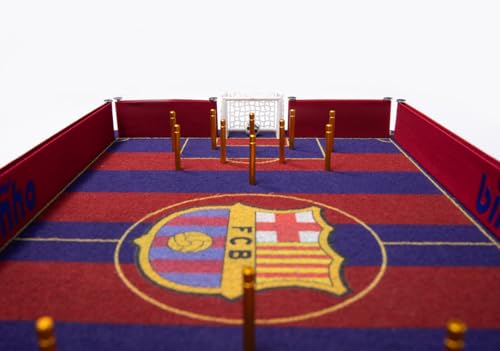 Binho Board Classic Board Game FC Barcelona Football Club Edition - 2-Player Fast-Paced Finger Flicker Pinball Family Board Game - Portable Tabletop Sports Game Set for Any Occasion