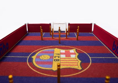 Binho Board Classic Board Game FC Barcelona Football Club Edition - 2-Player Fast-Paced Finger Flicker Pinball Family Board Game - Portable Tabletop Sports Game Set for Any Occasion