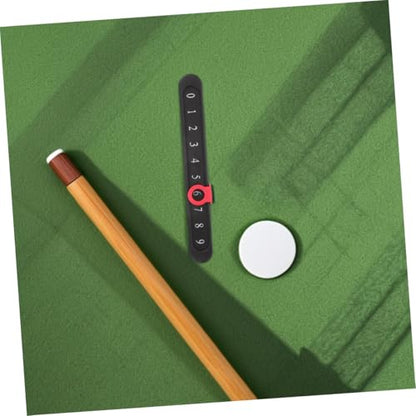 Toddmomy 5pcs Billiard Score Keeper Mini Tabletop Score Counter for Snooker Games for Pool Table for Home Office Competitive Play