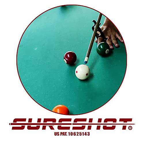 Sure Shot 3-Finger Billiard Mechanical Bridge for Billiards, Hand Held Pool Bridge, Billiards Pool Cue Accessory, The First Ever Handheld Snooker Accessory That Perfects Every Shot!