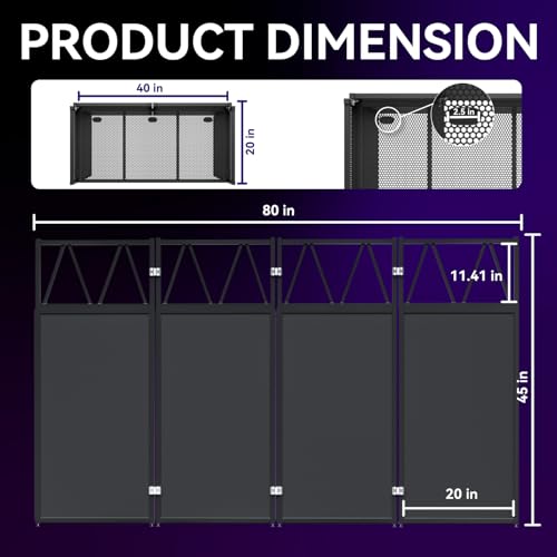 Portable DJ Booth,Foldable DJ Table Stand with Light Stand White & Black Scrim,Adjustable DJ Facade Booth Station Triangle Plate Metal Frame DJ Table with Cable Hole for Private Events, Clubs, Bars - size: 40*20 Light Stand