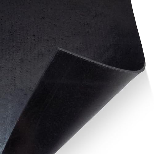 Exactly Rubber - Neoprene Sheet, 60A Durometer Rubber Mat, Gasket Material with -30 to 195°F Temperature Resistance, Oil and Gasoline-Resistant Rubber Sheet, Made in The USA, 1/32 x 12” x 18” - size: 1/32 x 12 x 18