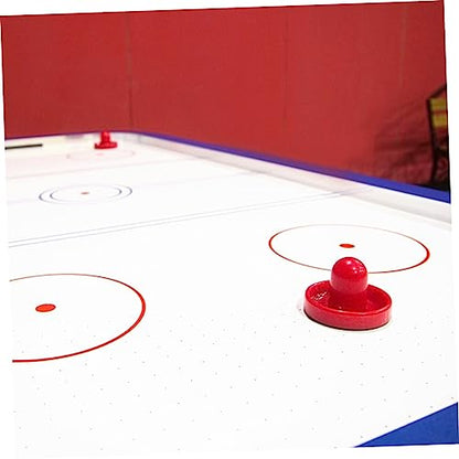 Sosoport 2sets Air Hockey Accessories of Paddles Felt Pads Pucks Game Table Replacement Parts for Enhanced Play Any Game Room