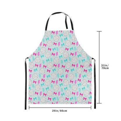 Manfei Volleyball Kids Kitchen Apron - color: Blue Pink