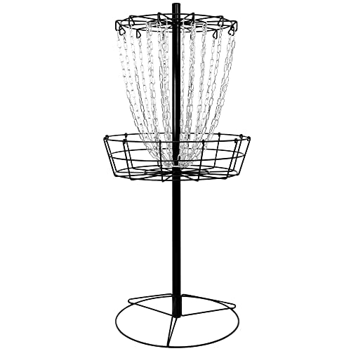 Remix Practice Basket for Disc Golf - Choose Your Color and Style - style: Double Chain - Black