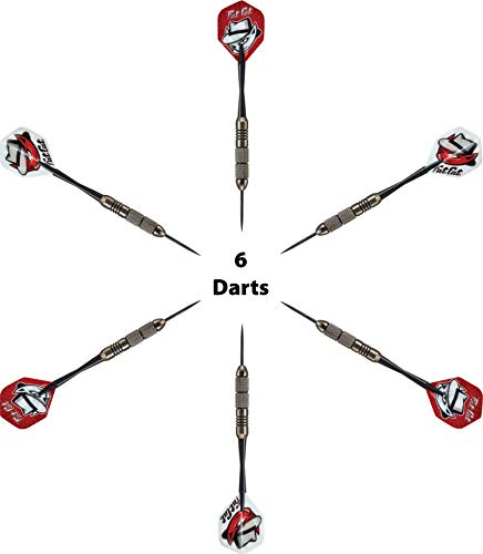 Fat Cat Twin Pack Steel Tip Darts, 19 Grams