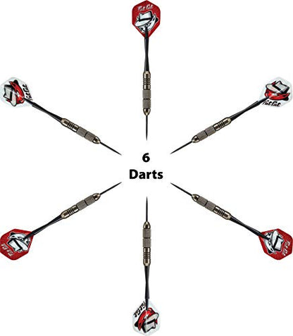 Fat Cat Twin Pack Steel Tip Darts, 19 Grams