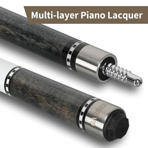 GARSEN Pool Cue Stick 58 inch 18 oz 19 oz 20 oz 21 oz Billiard House Bar Pool Stick - color: Maple Grey