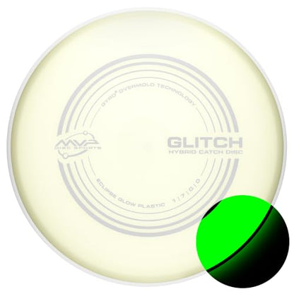 MVP Disc Sports Eclipse Glow 2.0 Glitch Disc Golf Hybrid Catch Disc - size: 160-165g