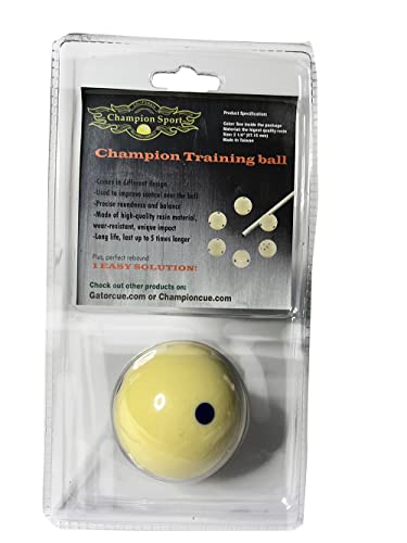 Champion 2-1/4" Billiard Practice Training Pool Cue Ball - color: 6 Purple Dot