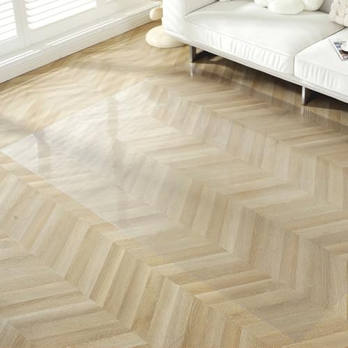 Clear Mat for Hard Floor Wood/Tile End Table Fridge Office Desk Chair on Carpet or Any Furniture Surface Home Kitche Thick and Sturdy 0.06in/1.5mm Thickness(16x''24'') - size: 16x''24''