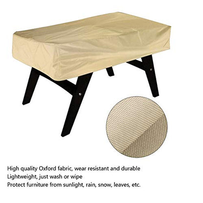 Billiard Table Cover Water | 210D Oxford Fabric Particle Barrier & Weather Defiant | Protective Layer for Pool Tables / Patio Furniture | 142x132x38cm
