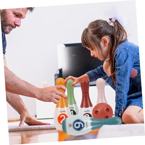 Bowling Indoor Sports for Bowling Pins and Balls Develop Hand-Eye Coordination and Counting Skills for Boys