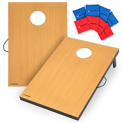 Triumph Tournament 2' x 3' Cornhole Set with 8 All-Weather Bean Bags – Durable Tailgate Game Boards for Backyard BBQs, Camping, Family Activities, and Outdoor Summer Party Fun