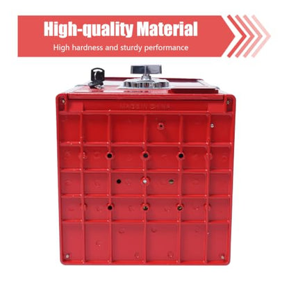 Gumball Machine for Kids, 25-Cent Vending Machines, PS Bouncy Balls Dispenser, 1.77-1.97in Huge Load Capacity Coin Operated Gumball Bank, Hold 200 Capsule Toys for Retail/Game Store (Red) - color: Red