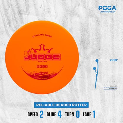 Dynamic Discs Drift Beginner Disc Golf Set | 3 Piece Disc Golf Discs Set | EMAC Judge, Evidence, Escape | Lightweight, Floating Plastic for Longer Flights | 120-130g (Colors May Vary) - size: 3 Pack