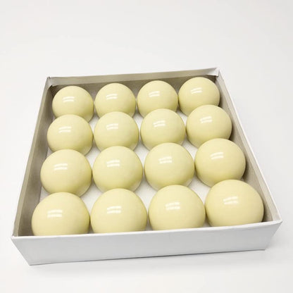 2 1/4" Pool Table Cue Ball - White Training Ball, 6 oz