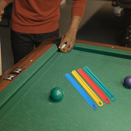 Beaupretty 4pcs Pool Cue Hangers Rubber Billiard Cue Holder Wall-mounted Pool Stick Storage Rack with Screws for Indoor Recreation Room Organization
