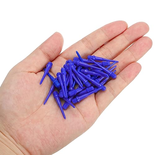 PATIKIL Plastic Dart Tips, 2BA Thread Soft Dart Plastic Tip Soft Tip Dart Accessories - color: Blue