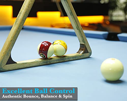 JAPER BEES Billiard Ball/Pool Ball Set Complete 16balls 2-1/4" Regulation Size&Weight Resin Ball - style: MARBLE DARK