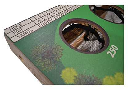 Two-Game Set - Basketball + Golf Bean Bag Toss Games by DEEP SHOT Games