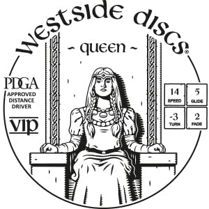 Westside Discs Origio Burst Queen Disc Golf Driver, Men and Women, Maximum Distance Frisbee Golf Disc, Great for Beginners and Easy to Throw, 176g, Stamp Color and Burst Pattern Will Vary - color: Red