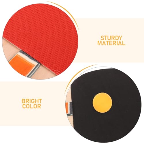 Cabilock Table Tennis Paddle and Ball Set, 2 Rackets with 3 Balls, Portable Indoor and Outdoor Training Gear with Storage Case for Sports Practice