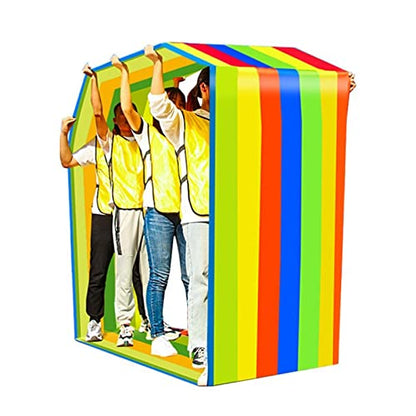 Playing Run Mat Company Team Building Game Props, Children's Adult Game Toys, Kindergarten Fun Games, Home Backyard Lawn Party Game Toys, Exercise Balance Ability (Size : Adults/11m)